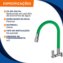 Torneira 1167 Parede Aquaduo C17 Metal Verde