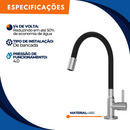 Torneira 1201 Bancada Colorflex C70 Preta