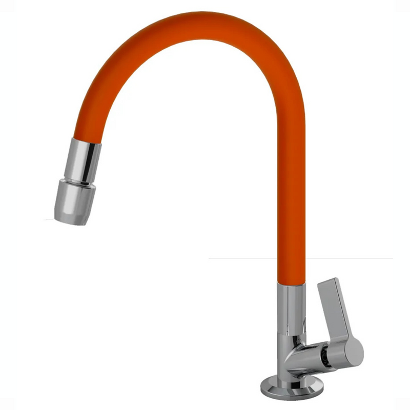 Torneira 1168 Bancada  Aquaduo C17 Metal Laranja