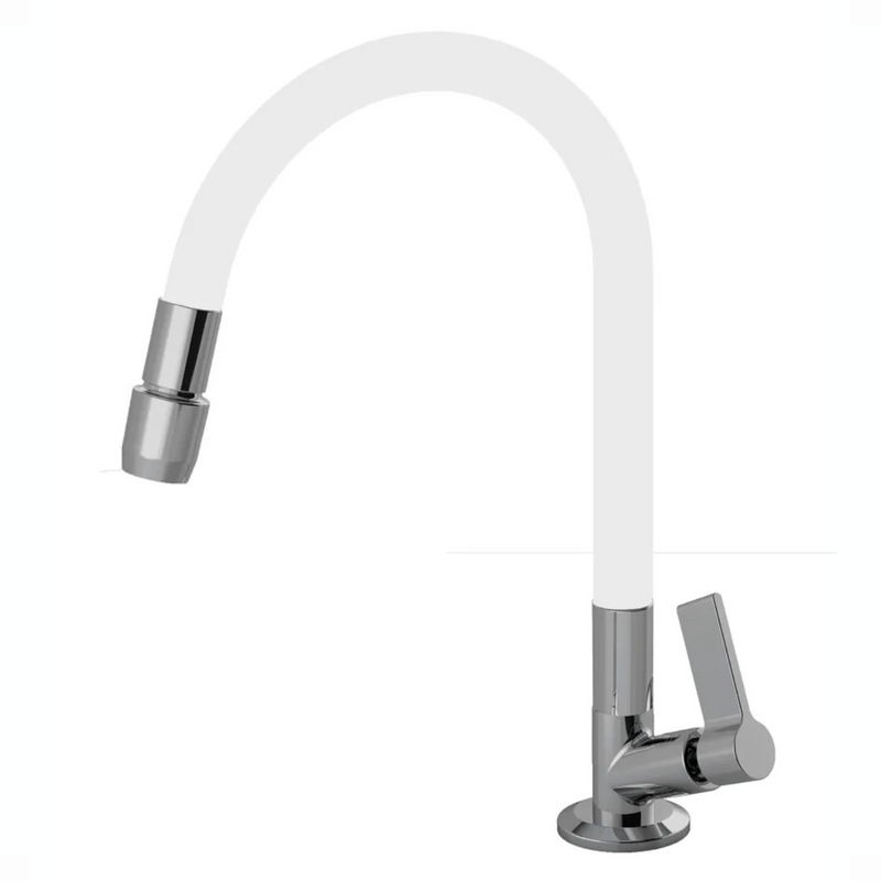 Torneira 1168 Bancada  Aquaduo C17 Metal Branca