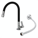 Torneira 1168 Bancada Aquaduo C17 Metal + Engate 60CM Preta