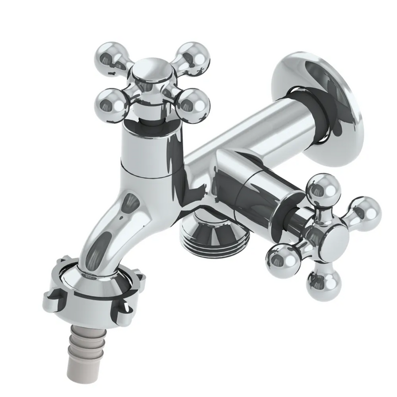 Torneira Tanque Metal Parede C33 1/4 Volta 1428 Cromada