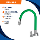 Torneira 1167 Parede Aquaduo C17 Metal Verde