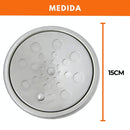 Kit 2 Ralos Grelha Redondo 15cm Abre Fecha Inox