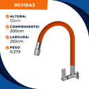 Torneira 1167 Parede Aquaduo C17 Metal Laranja
