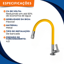 Torneira 1168 Bancada  Aquaduo C17 Metal Amarela