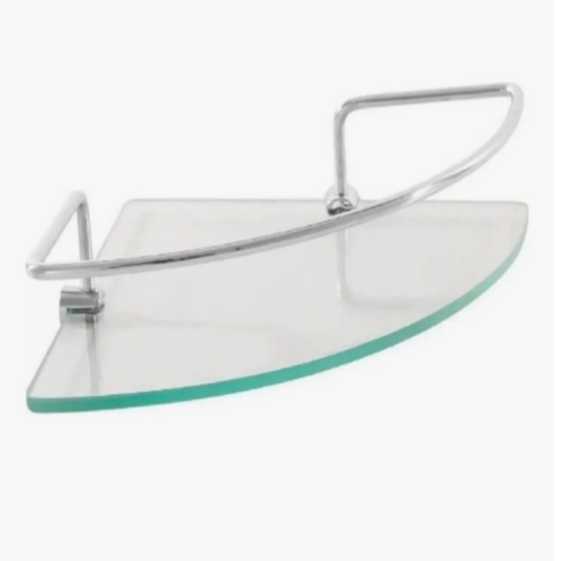 Porta Shampoo Canto Veneza Vidro 6mm - GMC