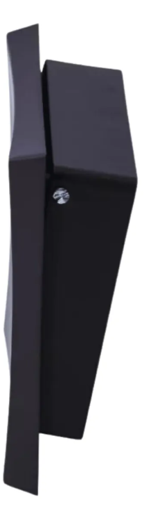 Acabamento  Válvula Hydra Docol Luxo Abaulado Preto Fosco