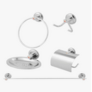 Kit Saboneteira Banheiro 05 Peças  GMC Metais