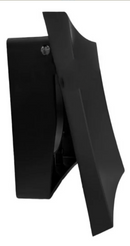 Acabamento  Válvula Hydra Docol Luxo Abaulado Preto Fosco